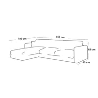 كنبة زاوية مخمل وخشب سويدى وستيل - أزرق