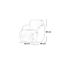 غرفة معيشة خشب سويدي ومخمل قطعتين - اوف وايت و بني