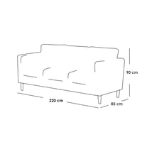 طقم غرفة معيشة 3 قطع - أخضر