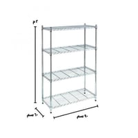 ارفف كروم مسطحة 200x90x60 سم