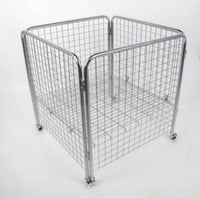 سلة كروم بكفرات عالية الجودة 50*50