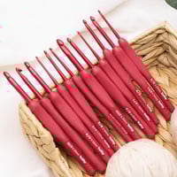 سنارة توليب اتيمو أحمر ETIMO Red Crochet Hook with...