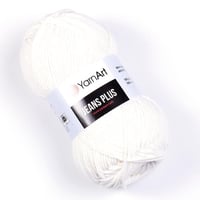 يارن ارت جينز بلس 01 YarnArt Jeans Plus