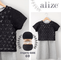 اليزا انجورا قولد موهير Angora Gold 144