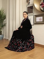 عباية شتوية مخمل