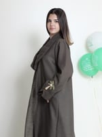 عباية كتان قصة بليزر