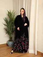 عباية شتوية مخمل