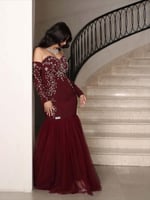 فستان باربي مع تول طبقتين