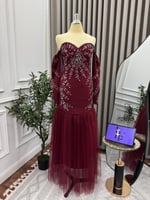 فستان باربي مع تول طبقتين