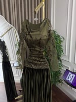 فستان مخمل بليسا كلفه