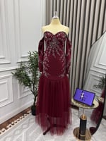 فستان باربي مع تول طبقتين