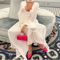 فستان لون اوفوايت و فوشي لونين