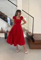 فستان بتكسير بسيط