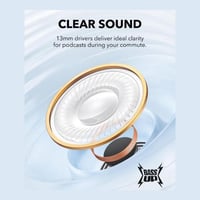 سماعات اذن ساندوكور K20i لاسلكية - أسود