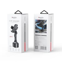 حامل جوال Yesido للسيارة مكان الأكواب دوران 360° -...