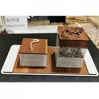 مبخره بالاسم مطلي ذهب