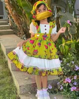 فستان شالكي بحلتة الجديدة ربطة الشعر مجانية