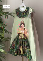 فستان بناتي قرقيعان رمضان بعدة الوان