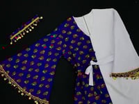 جلابية نسائية شالكي/كحلي ربطة الشعر مجانية