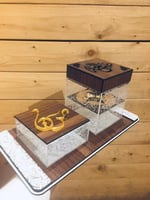 مبخره بالاسم مطلي ذهب