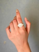 خاتم فضة بتصميم حسب الطلب