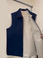 سديري شتوي دبل فيس كحلي/سكري