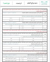 مذكرة نافس صف سادس الابتدائي