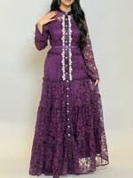 فستان دانتيل ناعم مع بطانة داخلية