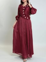 فستان روبيانا الشيفون بتفاصيل الزهور