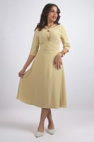 فستان نواة العنّابي