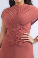 فستان إليجانس درابيه الطويل