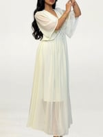 فستان لؤلؤ الشيفون