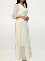 فستان لؤلؤ الشيفون