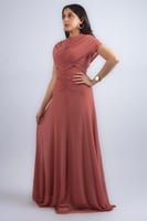 فستان إليجانس درابيه الطويل