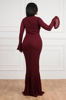 فستان استرتش مزين ب الاكسسوارات