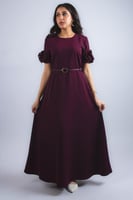 فستان نعومة الورد الأنيق