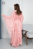 جلابية كسرات بوليسية يتألق بربط خصر مريحة وانيقة ب...