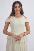 فستان نعومة البليسيه – طبقات أنيقة