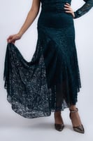 فستان سحر الدانتيل المتدرّج