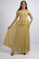 فستان نعومة البليسيه – طبقات أنيقة