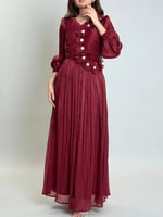 فستان روبيانا الشيفون بتفاصيل الزهور