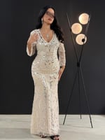 فستان بريق الألماس