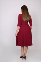 فستان نواة العنّابي