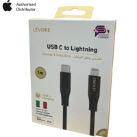 ليفوري USB معتمد من MFI 1.0 متر ، LCS421-BK