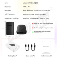 CarlinKit A2A محول لاسلكي ل أندرويد السيارات التوص...