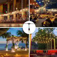 سلسلة مصابيح LED تعمل بالطاقة الشمسية مقاومة للماء...