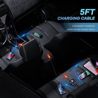 شاحن سيارة 5 منافذ متعددة نوع C، محول شاحن 31 واط...