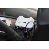 تحويلة كهربائية DPT مخرجين USB ابيض