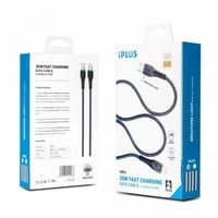 كيبل قماش 2متر PD (تايب سي الى ايفون) L129 IPLUS