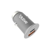 اكتيف - شاحن سيارة يدعم تقنية PD لون سلفر